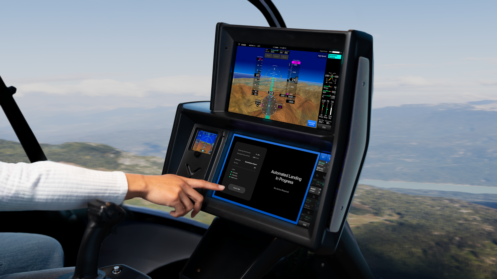 Skyryse vyvíjí univerzální systém nouzového přistání pro letadla i vrtulníky