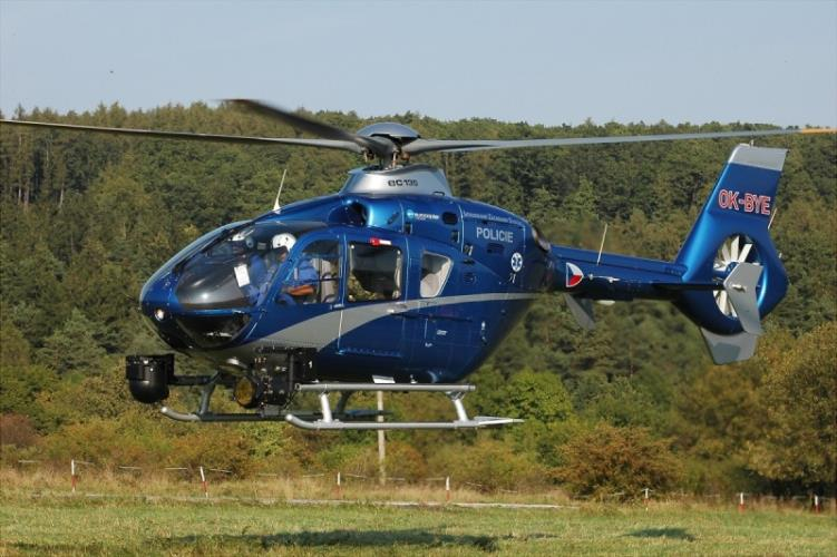 Aktuálně používaný vrtulník EC135