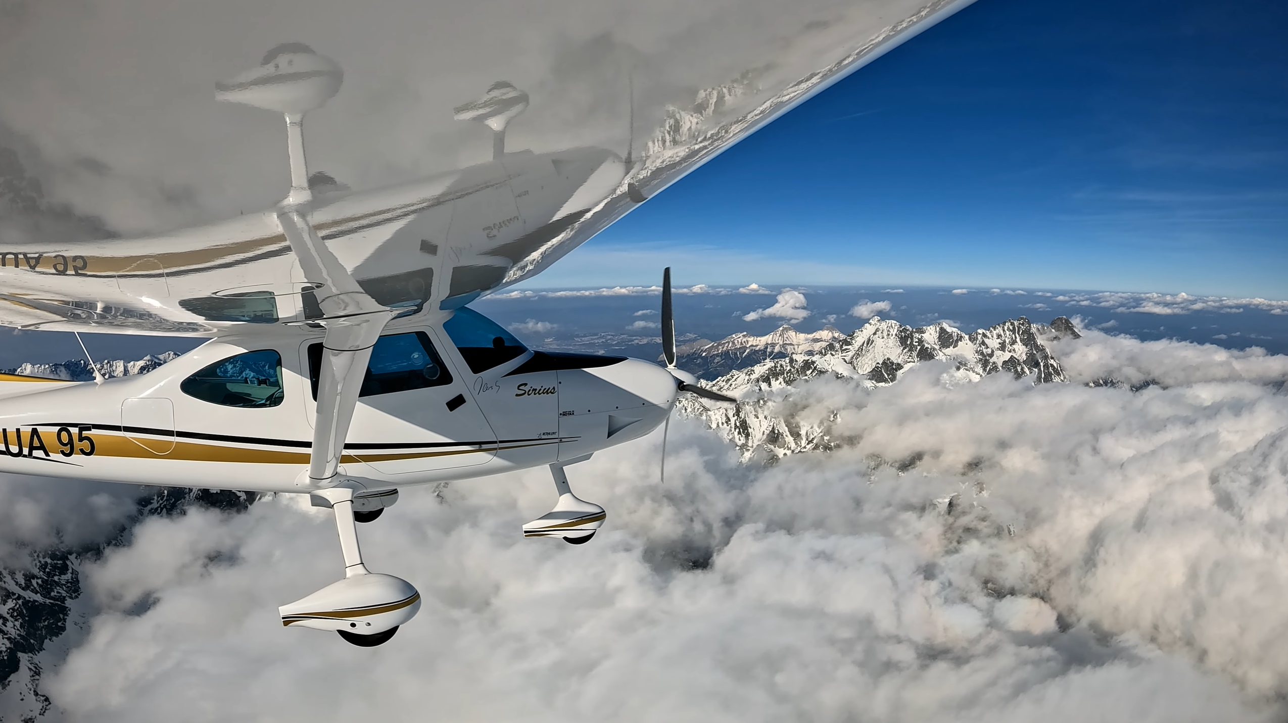 Se siriusem nad Vysokými Tatrami