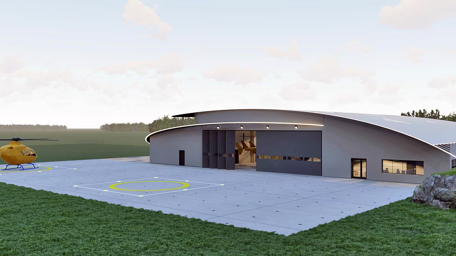 Vizualizace nové základny od autorů Sieberta a Talaše