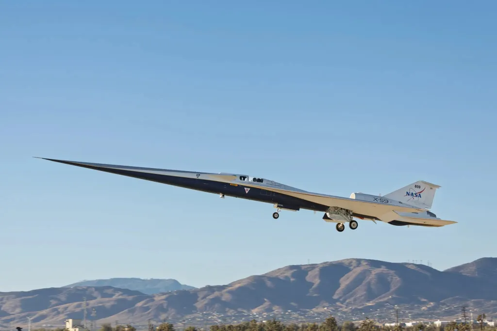 NASA zkoumá redukci rázových vln pomocí svého experimentálního letounu X-59