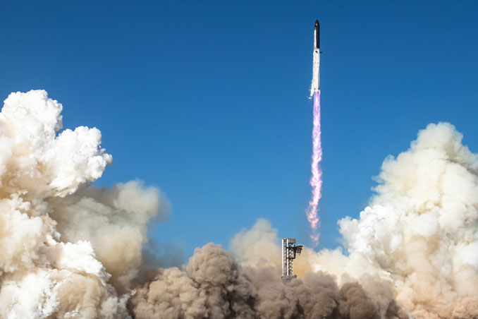 Starship let 13 konečně stoupá k obloze