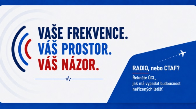 Zapojte se do konzultace o budoucnosti komunikace na neřízených letištích