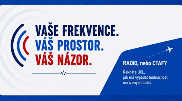 Zapojte se do konzultace o budoucnosti komunikace na neřízených letištích
