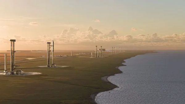 SpaceX postaví v Louisianě svůj největší kosmodrom. Starship odtud má startovat od roku 2029