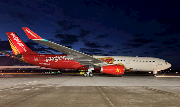 Vietjet zahájil lety z Prahy do Hanoje přes Kazachstán. Na linku nasadil Airbus A330