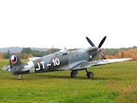Supermarine Spitfire Mk.IXe z r. 1945 je zpět v České republice 