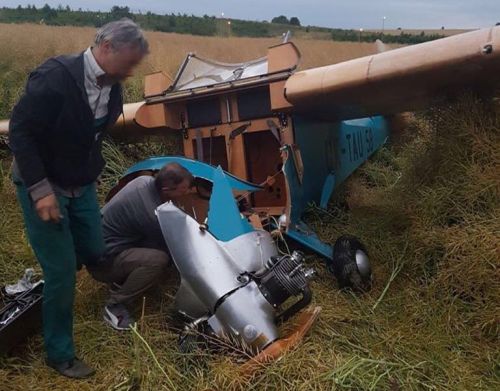 Zrekonstruovaná Praga Air Baby havarovala na Točné