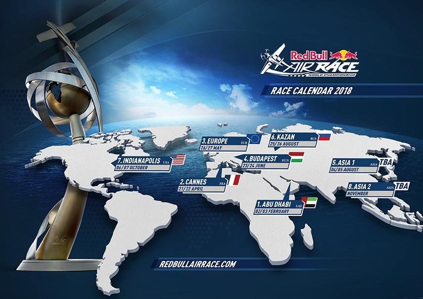 Red Bull Air Race 2018 vyvrcholí za rok v Asii