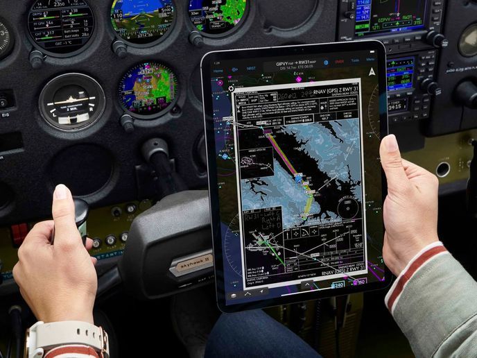 „Jablkáři“ mají k dispozici nové funkce v aplikaci Garmin Pilot