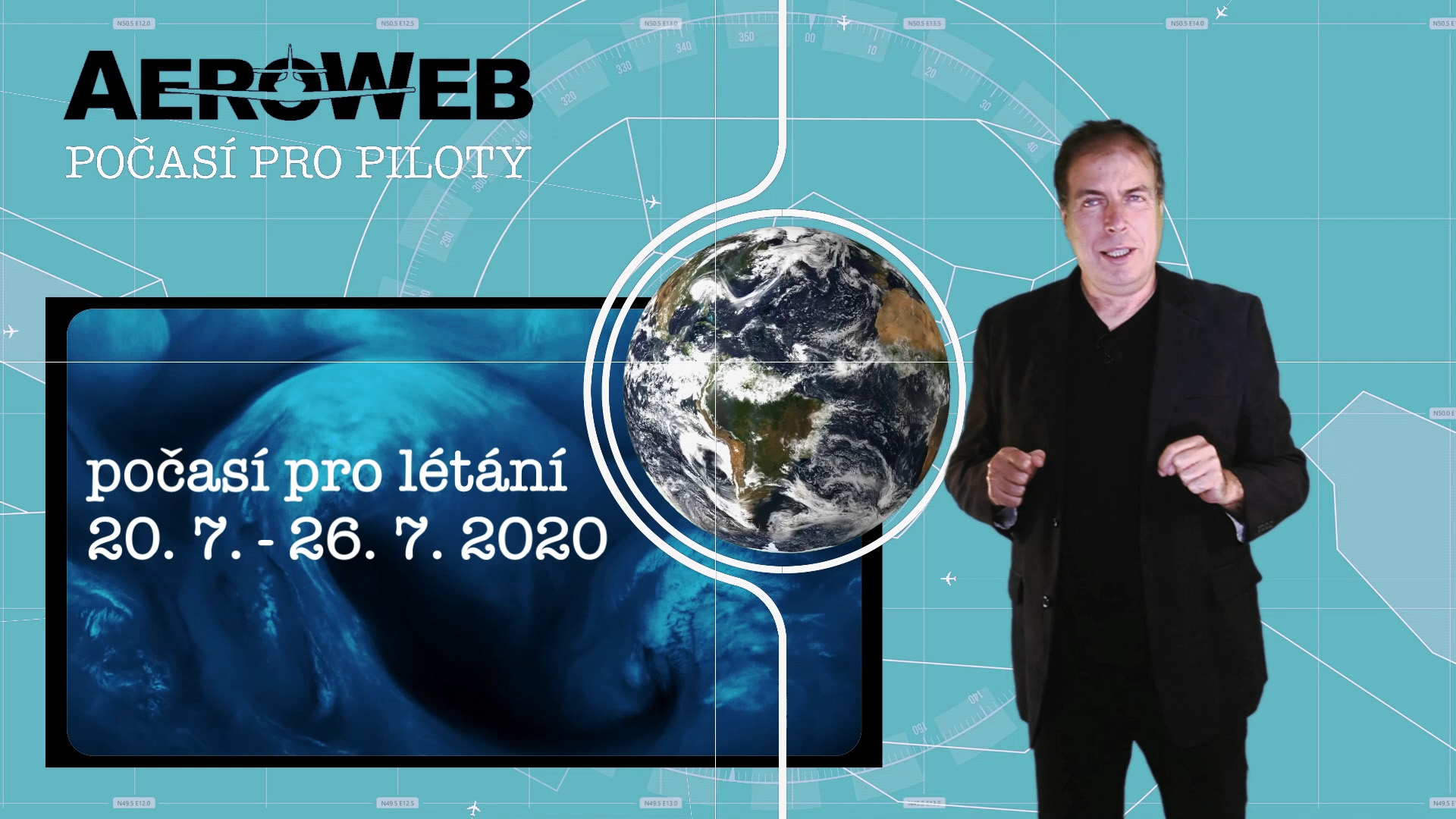 Videopředpověď počasí pro piloty každý týden na Aerowebu