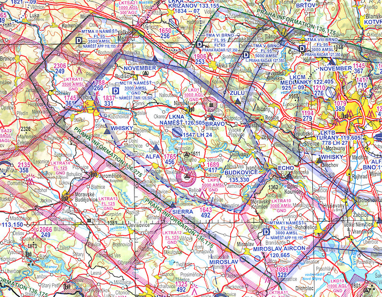 Letecká mapa na palubě - fakta, mýty a pár rad z praxe