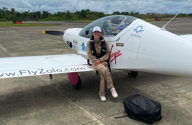 FlyZolo: Zara Rutherfordová pokračuje ve své cestě kolem světa