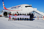 Smartwings přistálay jako první s „MAXem“ na Antarktidě