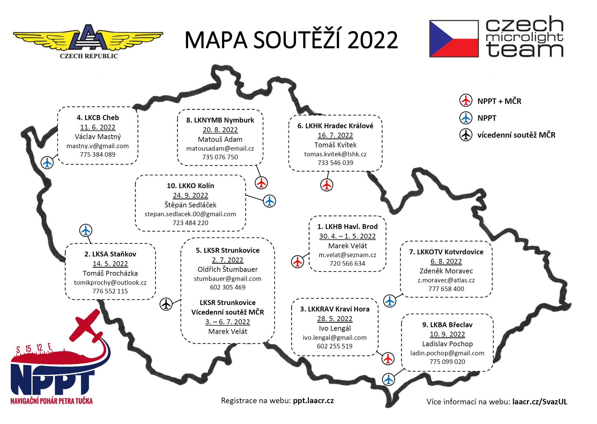 Sezóna UL navigačního poháru 2022 odstartuje na letišti Havlíčkův Brod