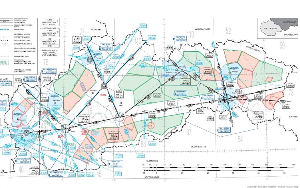 Vzdušný prostor nad Slovenskem může být omezen pro civilní lety