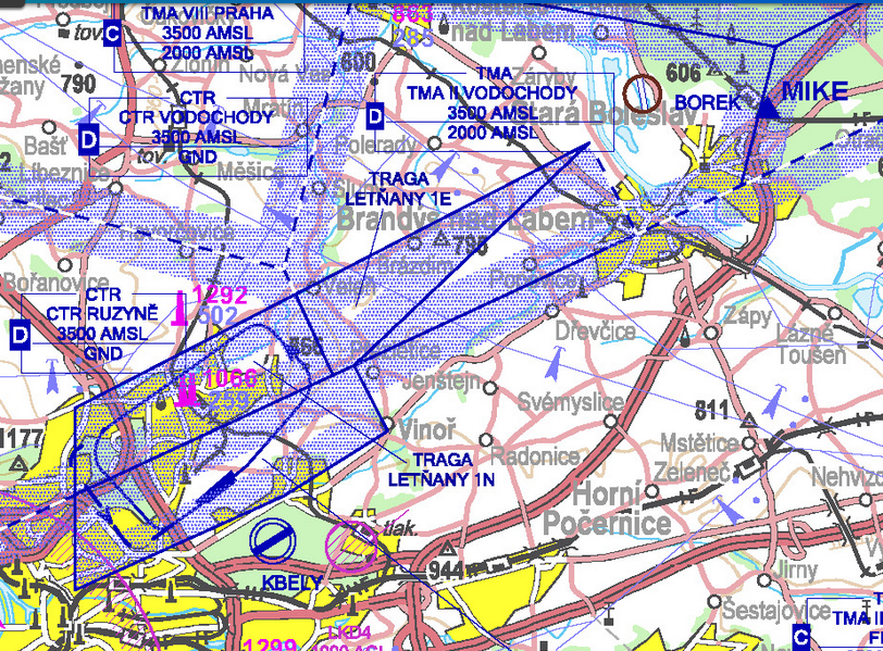 Od poloviny července mohou piloti využít nový prostor TRAGAKBLT1E