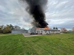 Požár hangáru na Kolínsku způsobila nehoda ultralehkého letounu