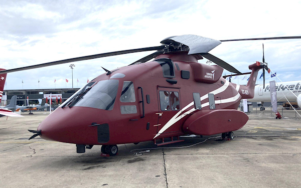 Turci představili novou helikoptéru