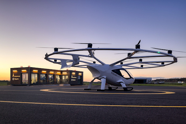 Volocopter plánuje zahájit komerční provoz v roce 2024