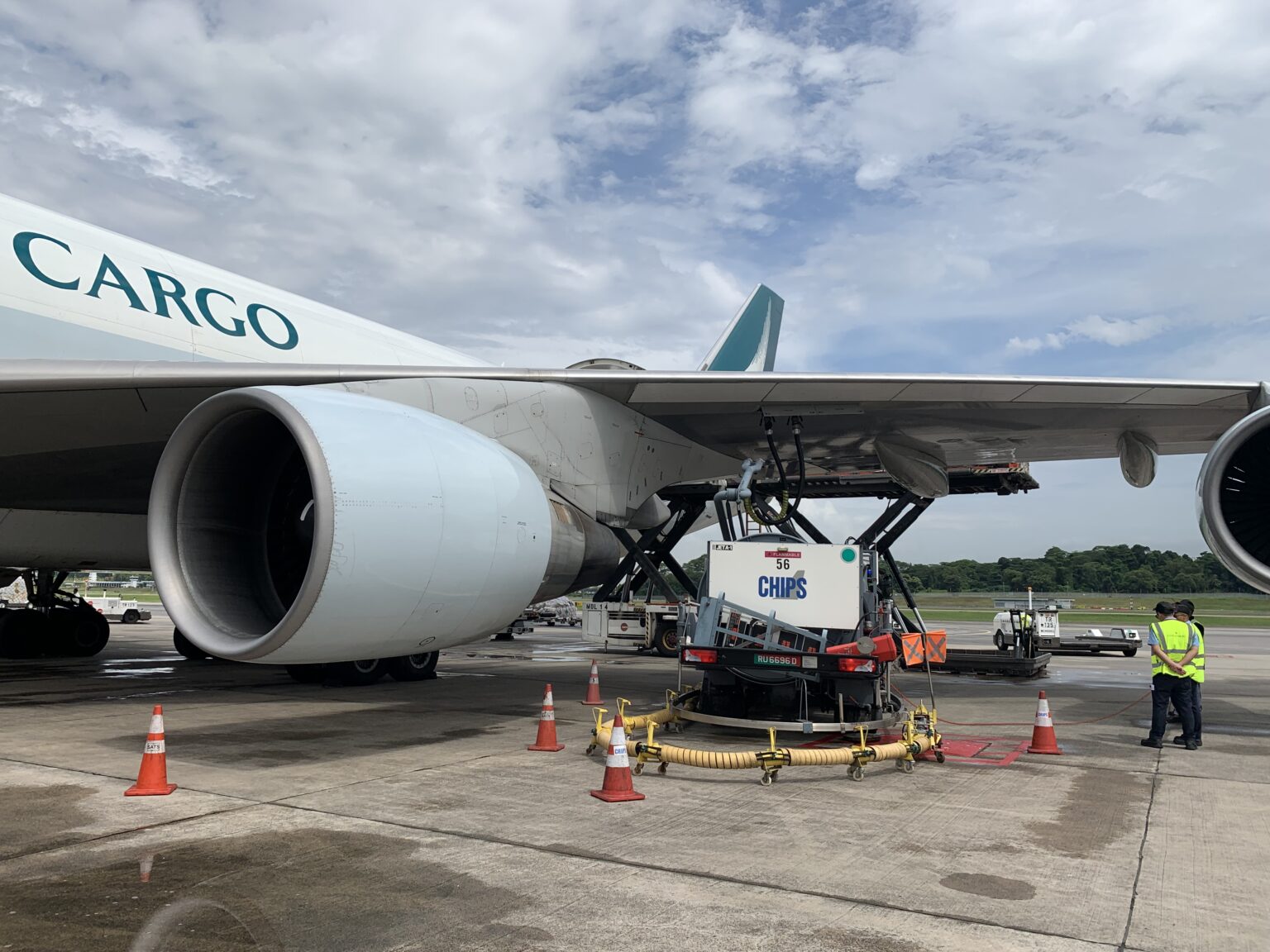 Cathay Pacific otestovalo SAF na cargo letech