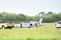 Seniorka havarovala při přistání poté, co pilota postihly zdravotní potíže
