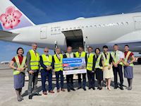 FOTO: Nová linka China Airlines Praha–Tchaj-pej