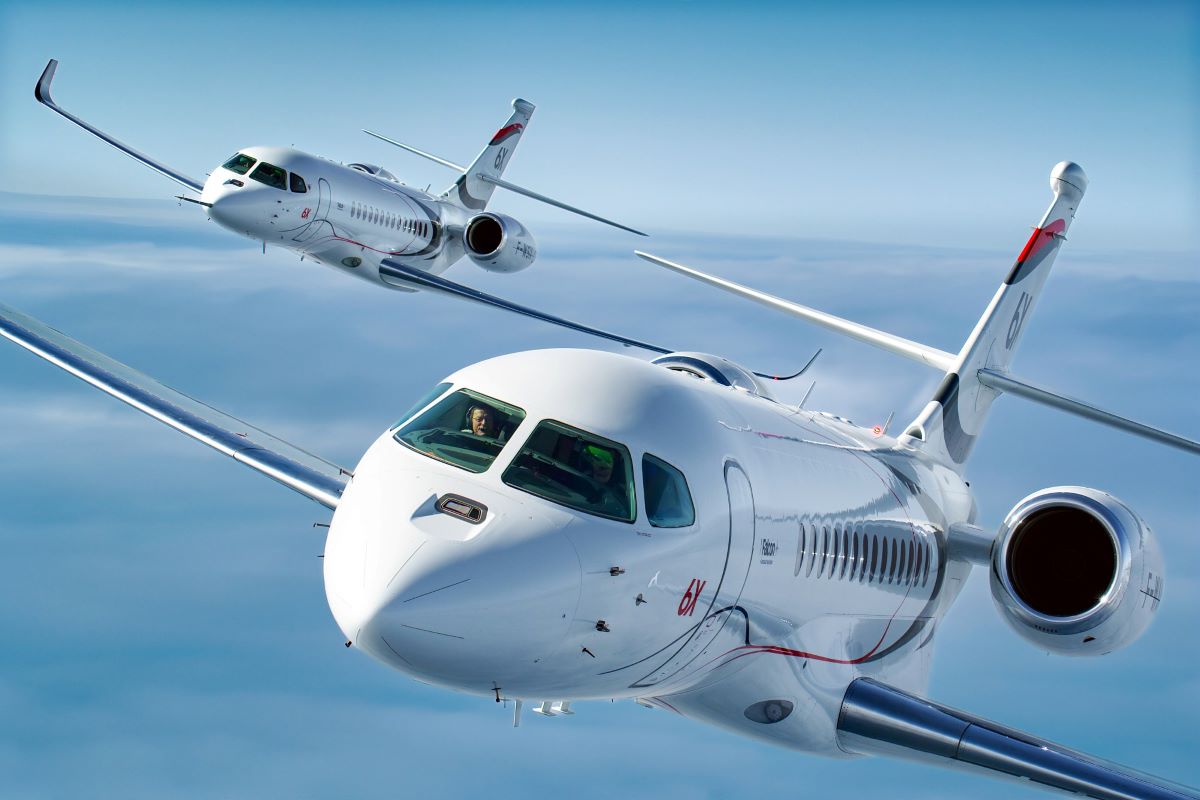 Falcon 6X je největším a nejvýkonnějším twinjetem Dassault Aviation na trhu