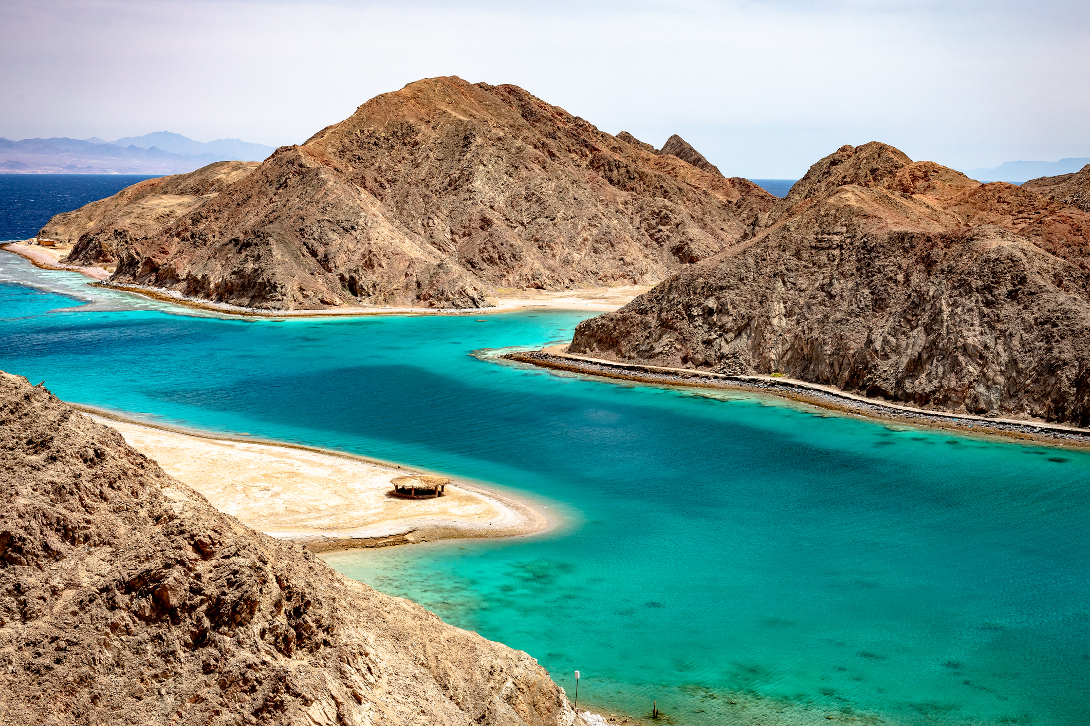 Egyptská Taba je oblíbeným letoviskem na Sinajském poloostrově