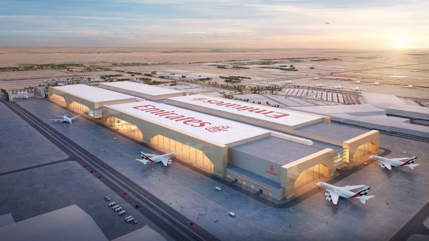 Vizualizace nového komplexu Emirates