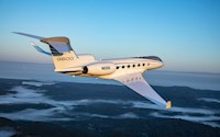 Gulfstream jako první přeletěl Atlantik pouze s udržitelným palivem