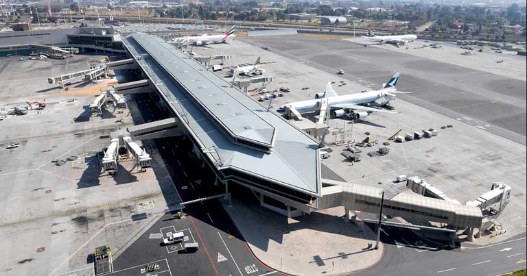 Letiště v Johannesburgu