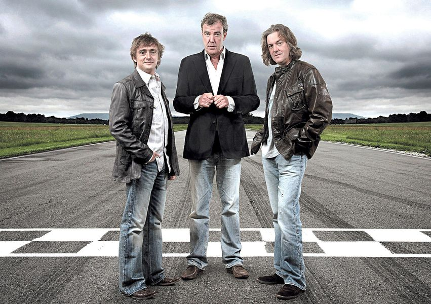Slavná trojice pořadu Top Gear
