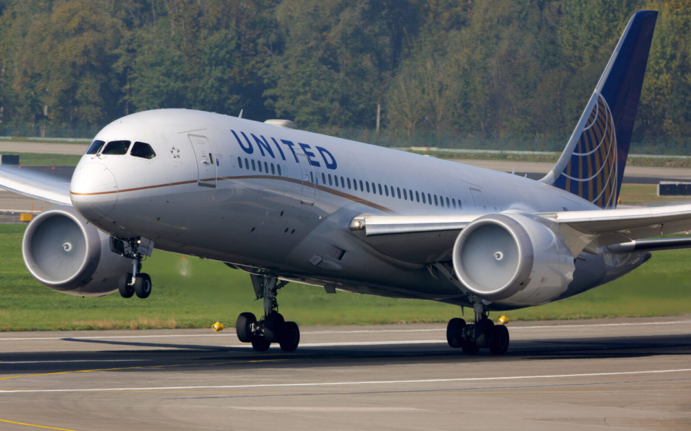 787 Dreamliner společnosti  United Airlines