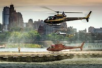 Helikoptéra Bell 206 havarovala do řeky Hudson u New Yorku, nikdo z cestujících nepřežil