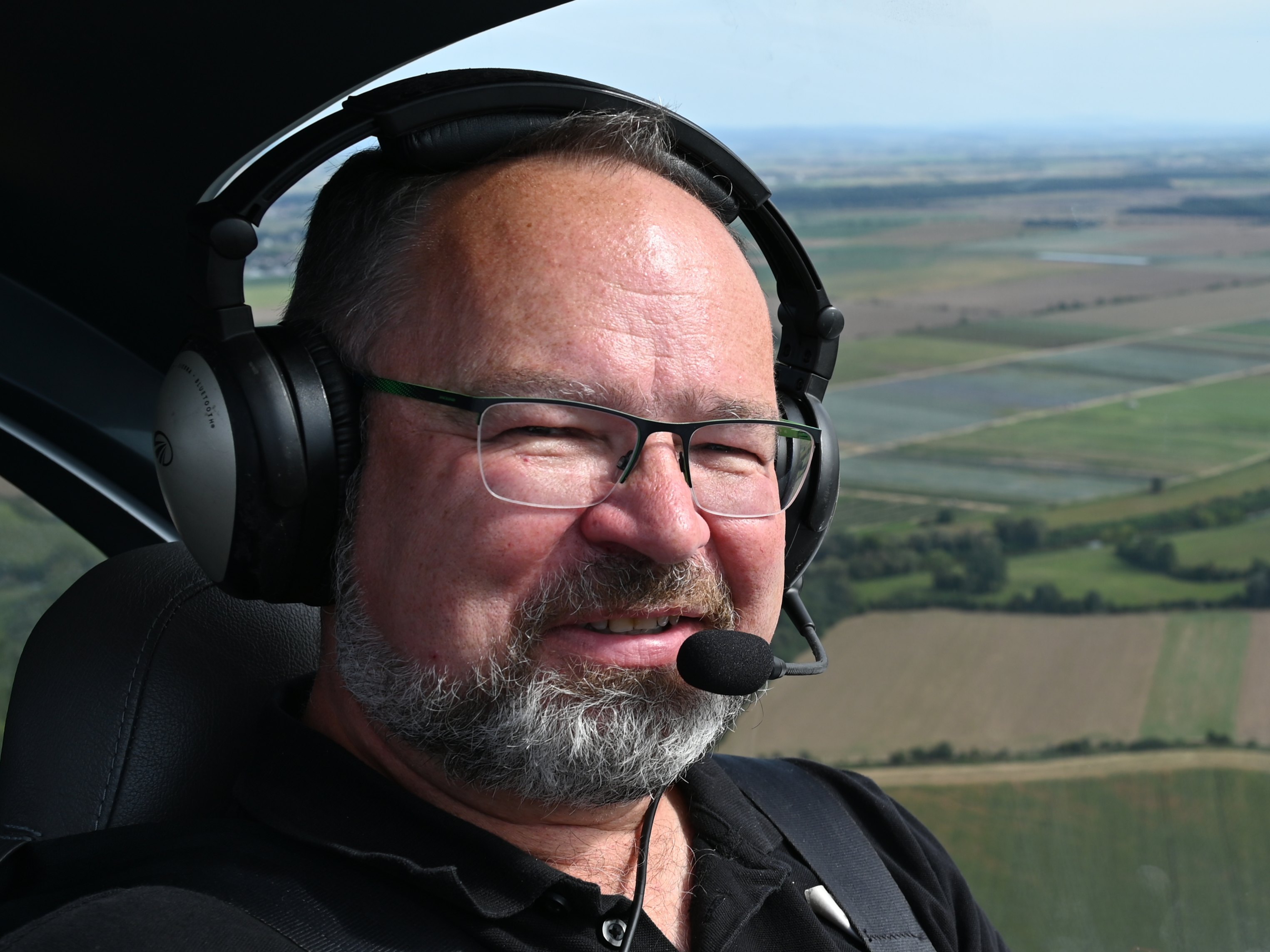 Michal ve své oblíbené roli pilota