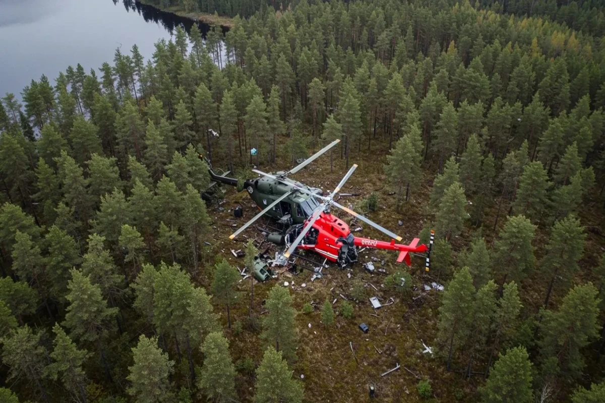 Tragická nehoda dvou vrtulníků Robinson R44 ve Finsku si vyžádala pět obětí