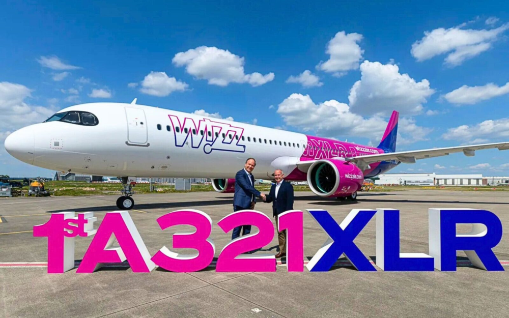 Airbus předal Wizz Air první A321XLR s motory Pratt & Whitney GTF